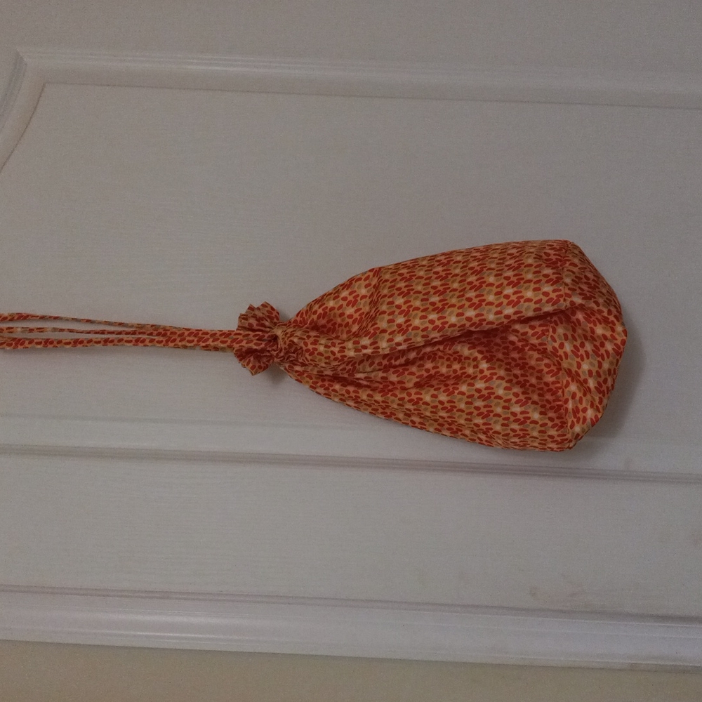 Vera Bradley Orange Multicolor Drawstring Tote Ba… - image 5